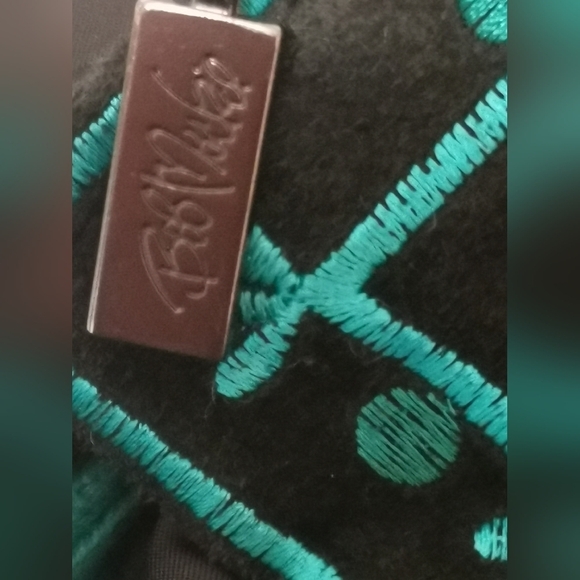 Bob Mackie Vintage Wearable Art Embroidered Suede Leather Jacket Women’s Sz S - Picture 3 of 8